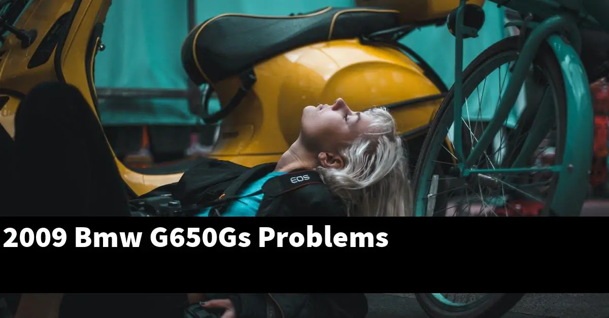 2009 Bmw G650Gs Problems