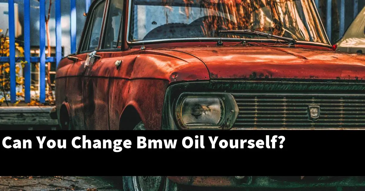 Can You Change Bmw Oil Yourself?