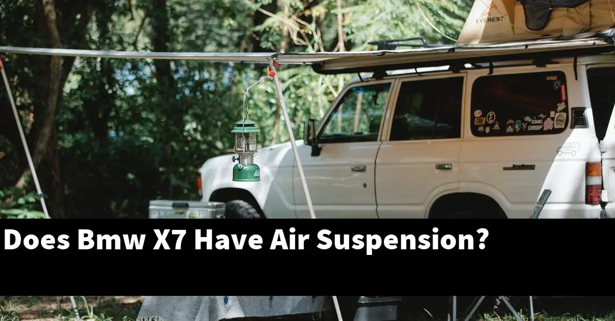 Does Bmw X7 Have Air Suspension?