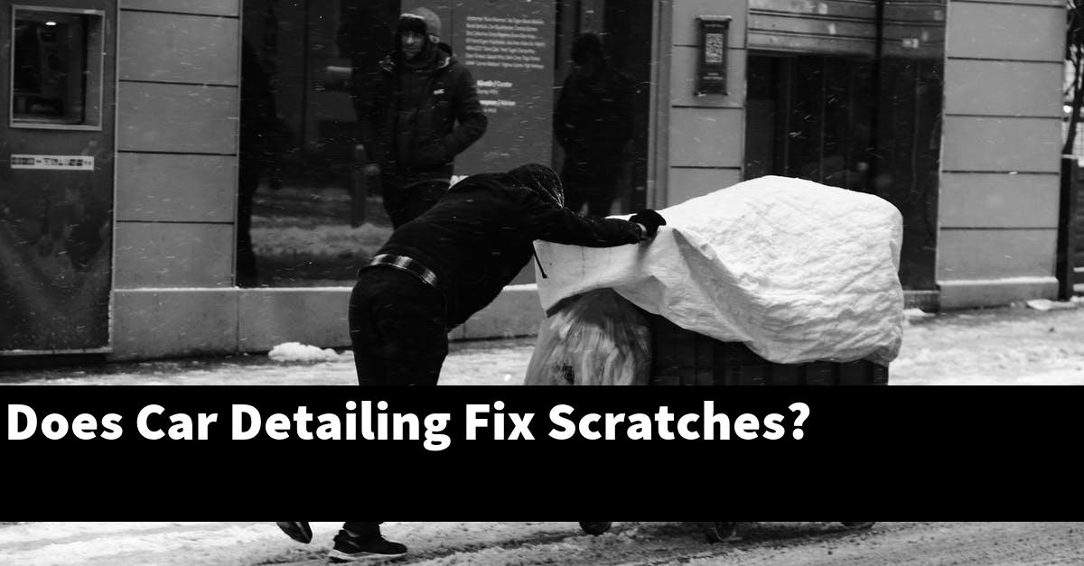 Does Car Detailing Fix Scratches?
