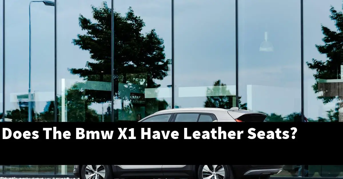 Does The Bmw X1 Have Leather Seats?