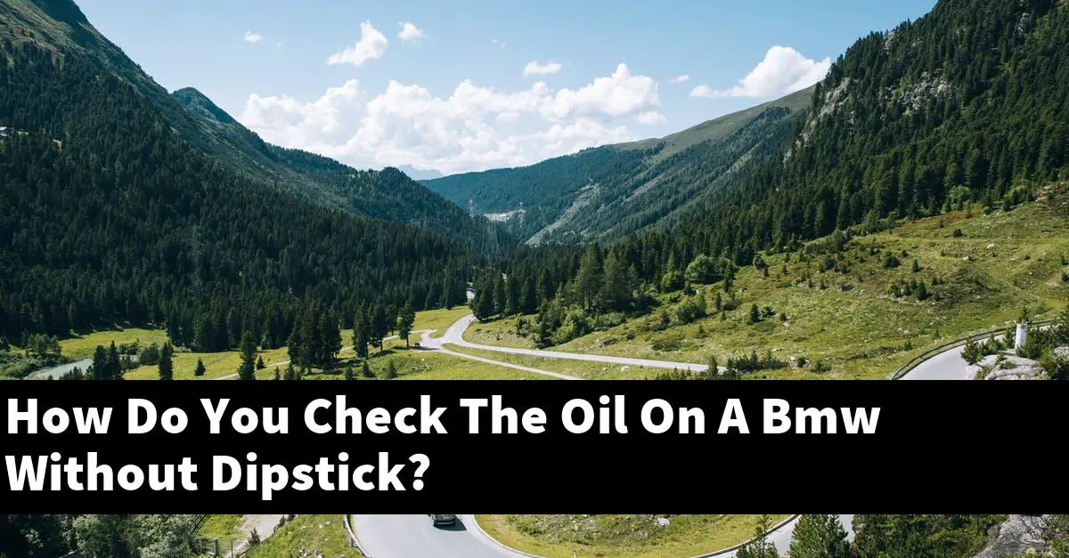 How Do You Check The Oil On A Bmw Without Dipstick?