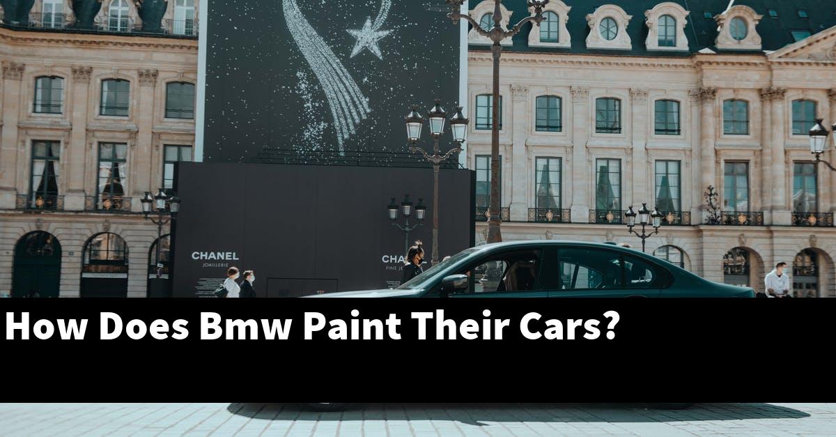 How Does Bmw Paint Their Cars?