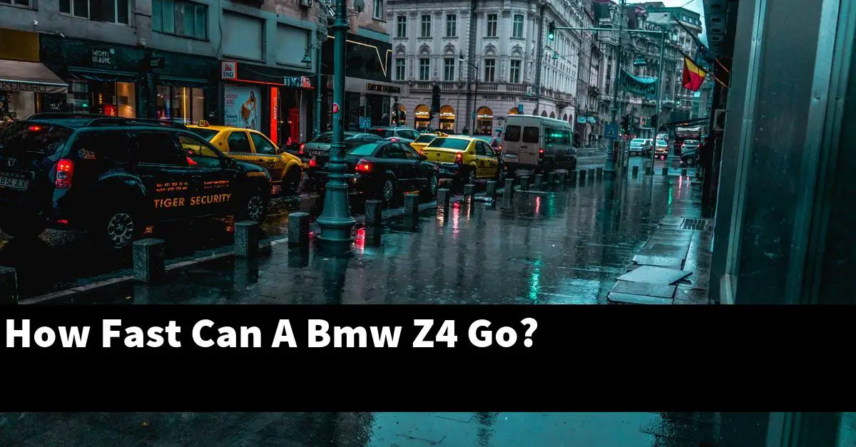 How Fast Can A Bmw Z4 Go?