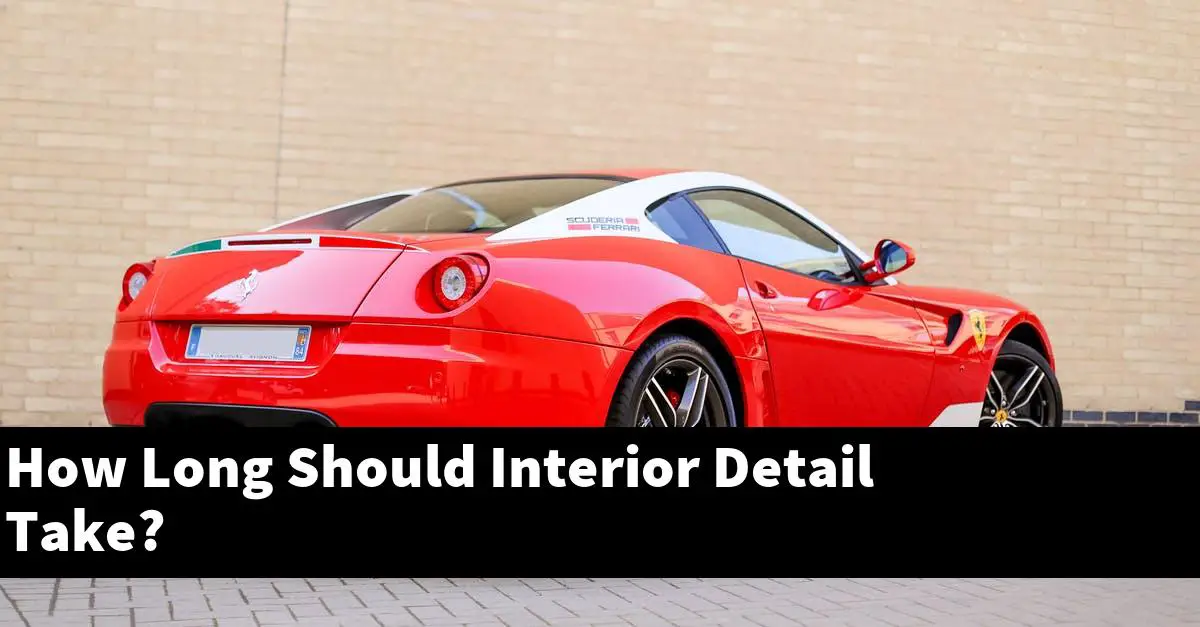 How Long Should Interior Detail Take?