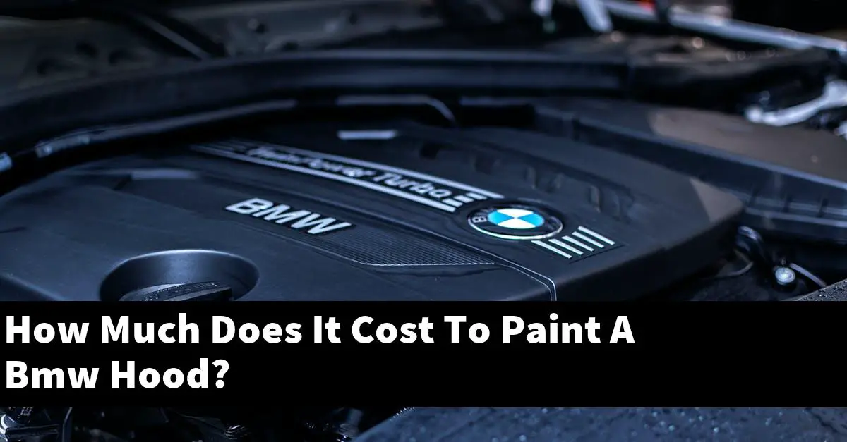 How Much Does It Cost To Paint A Bmw Hood?