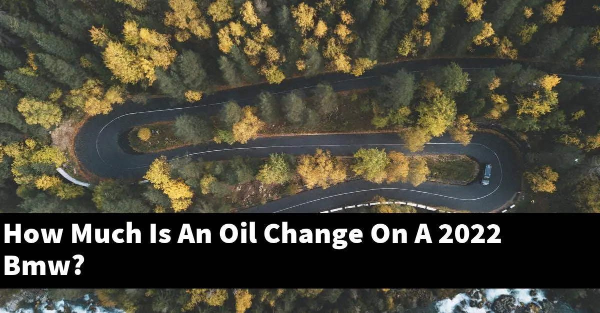 How Much Is An Oil Change On A 2022 Bmw?