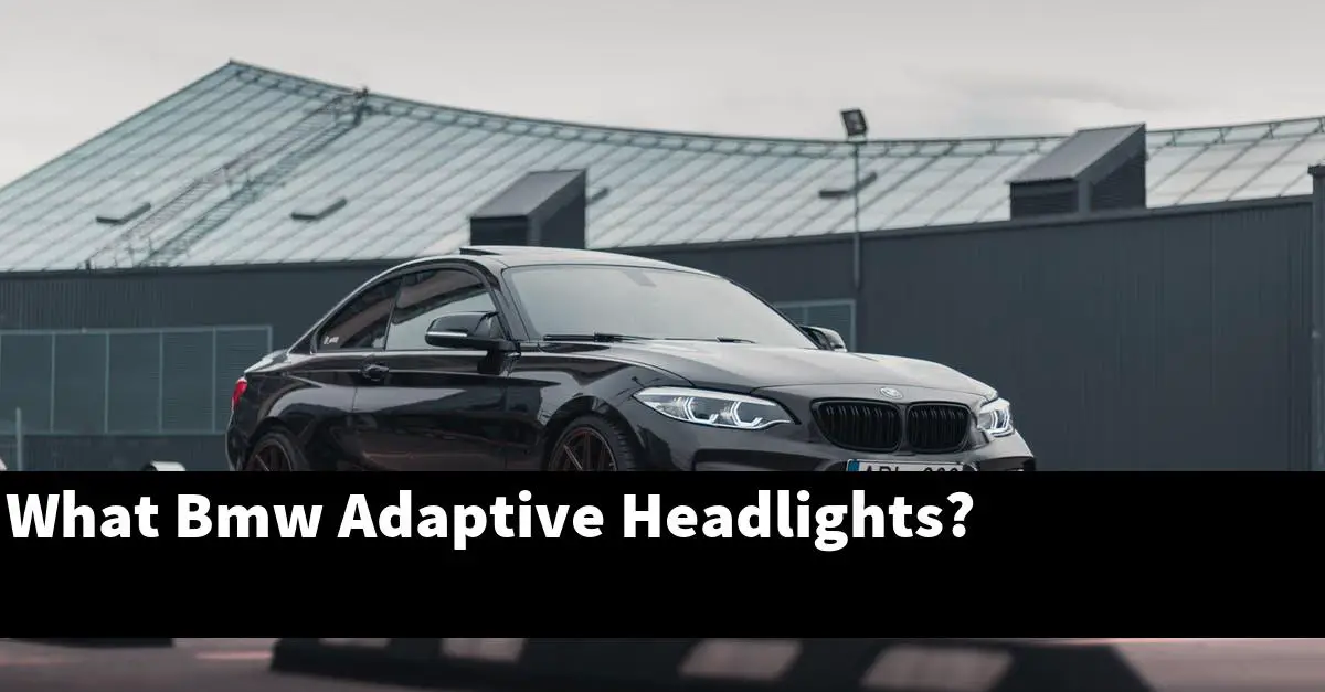 What Bmw Adaptive Headlights?