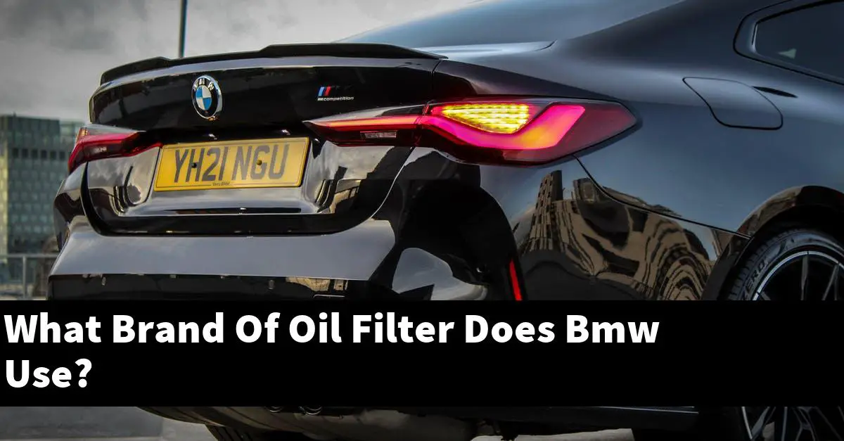 What Brand Of Oil Filter Does Bmw Use?