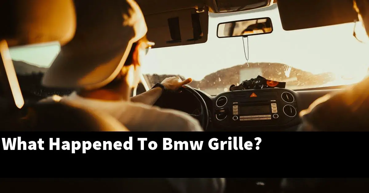 What Happened To Bmw Grille?