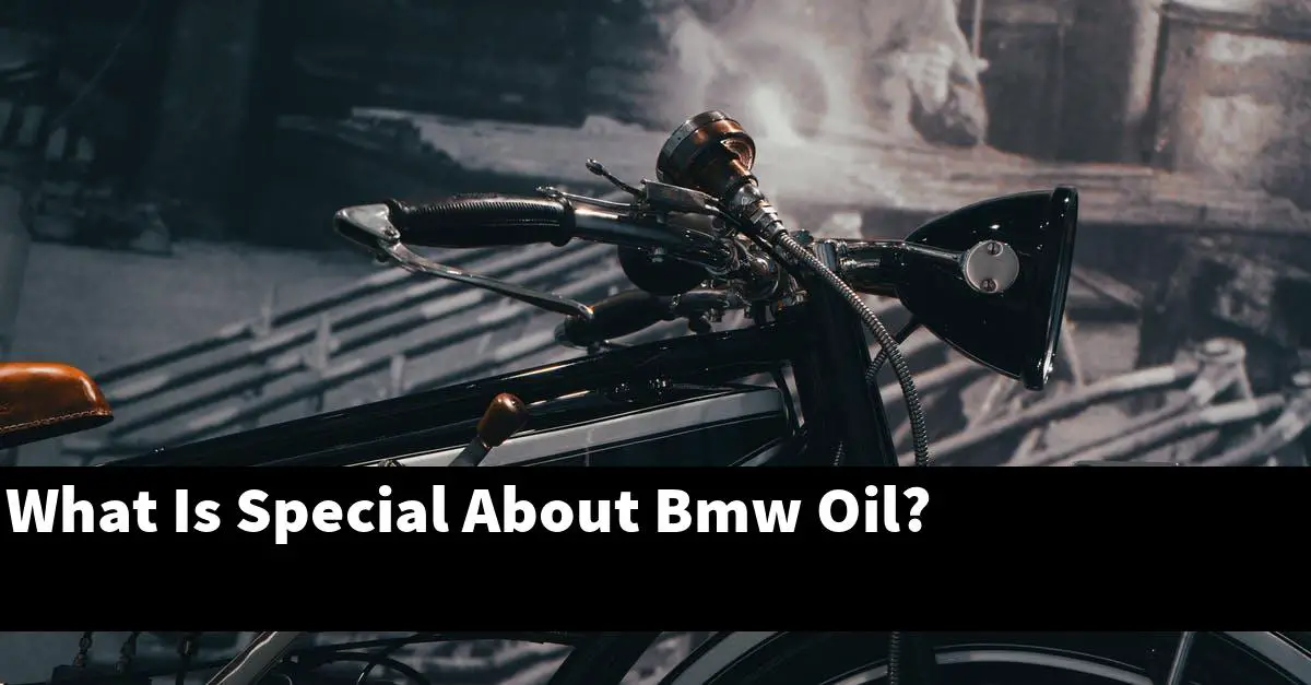 What Is Special About Bmw Oil?