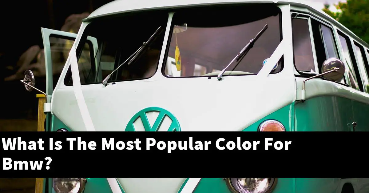 What Is The Most Popular Color For Bmw?