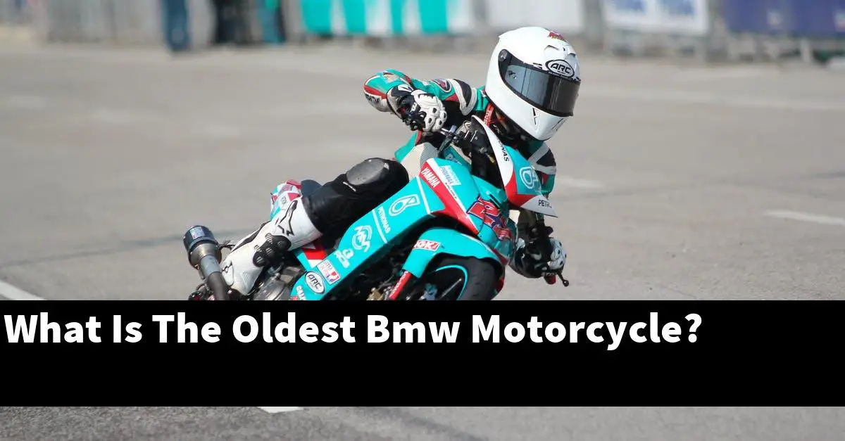 What Is The Oldest Bmw Motorcycle?