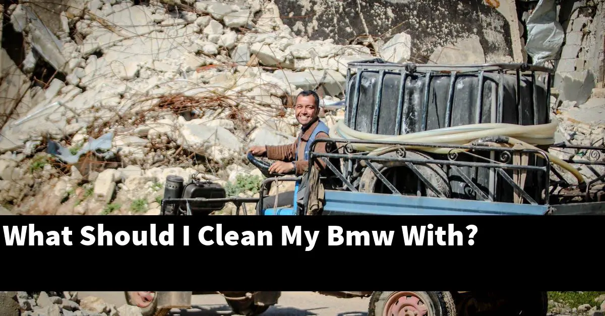 What Should I Clean My Bmw With?