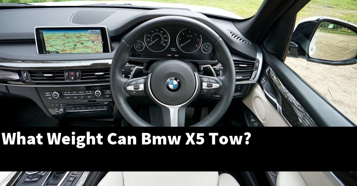 What Weight Can Bmw X5 Tow?