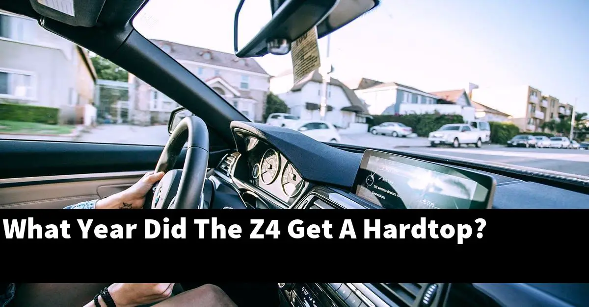 What Year Did The Z4 Get A Hardtop?