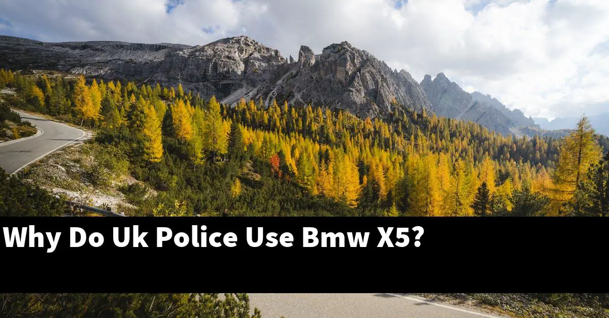 Why Do Uk Police Use Bmw X5?